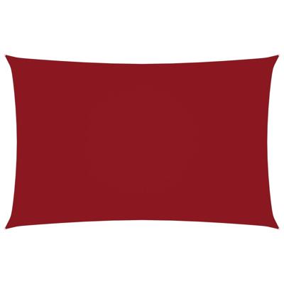 Zonnescherm rechthoekig 5x8 m oxford stof rood Zonnescherm rechthoekig 5x8 m oxford stof rood