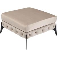 Kare Hocker Bellissima Velvet Taupe 80cm - thumbnail
