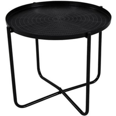 El Hierro bijzettafel zwart 35 cm