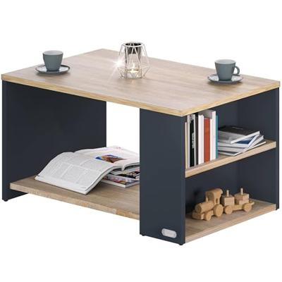 Salontafel Santa Cruz Hout Grijs 90x60x50cm