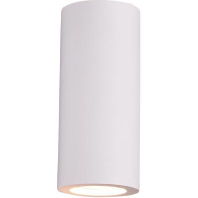 Moderne LED Wandlamp Mat Wit - Dubbele GU10 Fitting - Up & Down Verlichting