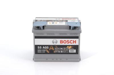 Bosch Silver auto accu S5A05 - 60Ah - 680A - aangepast voor voertuigen met start-stopsysteem S5A05 Bosch Silver auto accu S5A05 - 60Ah - 680A - aangepast voor voertuigen met start-stopsysteem S5A05