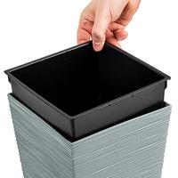 Prosperplast Bloempot Furu Square (Beton, 395x395x755) - thumbnail