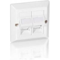 Equip 760301 universal faceplate (5 pcs), white, abs synthetics, polycarbonate, conventional - thumbnail