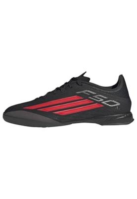 adidas F50 League Zaalvoetbalschoenen (IN) Zwart Rood Donkergrijs