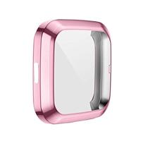 Fitbit Versa 2 Soft TPU case (volledig beschermd) - Roze - thumbnail