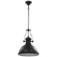 VidaXL Plafondlamp rond e27 zwart - thumbnail