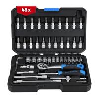 SW STAHL dopsleutel set "07748l" socket wrench set 1/4" bw-steel, 48-piece - thumbnail