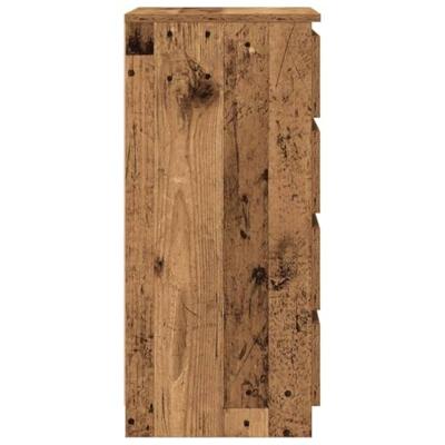 Dressoir met lades 37,5x35x99 cm bewerkt hout oud hout