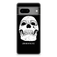 Silicone Back Case Google Pixel 7 Skull Eyes - thumbnail
