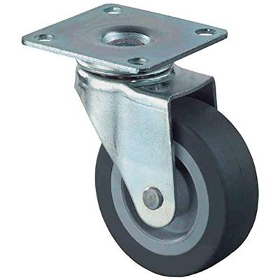 BS Rollen Zwenkwiel | wiel-d. 30 mm draagvermogen 20 kg | met schroefplaat | rubber grijs | 1 stuk - F26.030 F26.030 BS Rollen Zwenkwiel | wiel-d. 30 mm draagvermogen 20 kg | met schroefplaat | rubber grijs | 1 stuk - F26.030 F26.030