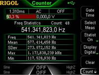 Rigol DG1022Z Functiegenerator 1 µHz - 25 MHz 2-kanaals Sinus, Blok, Driehoek, Ruis, Arbitrair - thumbnail