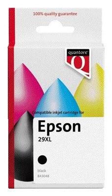 Inktcartridge quantore epson 29xl t299140 zwart Inktcartridge quantore epson 29xl t299140 zwart