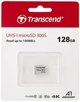 Transcend Premium 300S microSDXC-kaart 128 GB Class 10, UHS-I, UHS-Class 3, v30 Video Speed Class, A1 Application Performance Class - thumbnail