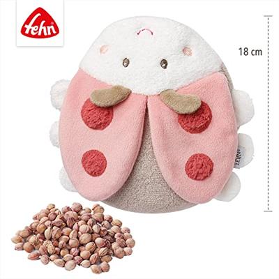 Fehn kersenpitkussen - warmte- en koudekussen in schattig design voor baby's en peuters vanaf 0+ maanden Kever, Garden Dreams Käfer, Garden Dreams