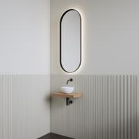 Fonteinset | BWS Leto | Planchet Pure | Waskom Mat Wit - thumbnail