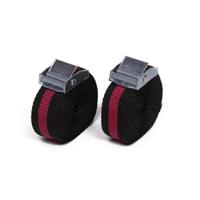 Unbranded Spanband zwart/rood 2x2.5 meter (hangverpakking) - thumbnail