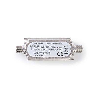 Satelliet inline-versterker | 950 - 2300 MHz | Max 18 dB versterking | Stroomdoorgang: 15 V