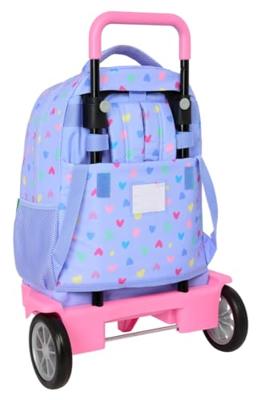 Schoolrugzak met Wielen Benetton Lila Lila 33 x 45 x 22 cm Schoolrugzak met Wielen Benetton Lila Lila 33 x 45 x 22 cm