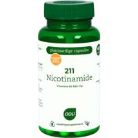 AOV 211 Nicotinamide 500mg 60 Vegetarische capsules - thumbnail