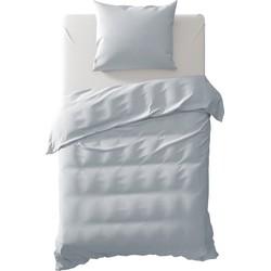 Yellow Dekbedovertrek Perkal Katoen Chambray providence blue