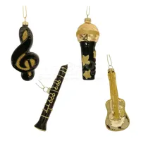 Kerstornament Muziek 11cm Assorti 1st - thumbnail