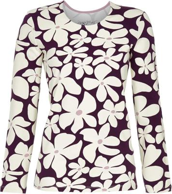 Paars pyjamashirt bloemen Ringella