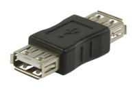 Valueline Vlcp60900b Usb 2.0 Usb A Vrouwelijk - Usb A Vrouwelijk Adapter Zwart - thumbnail