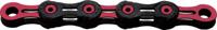 KMC ketting dlc11 black/pink 118s waxed - thumbnail