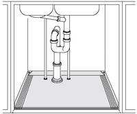 Nedis Universele bodemplaat gootsteenkast 60 cm | 1 stuks - W9-20570 - W9-20570 - thumbnail