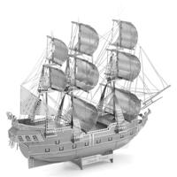 Metal Earth bouwpakket Iconix Black Pearl Pirate Ship - thumbnail