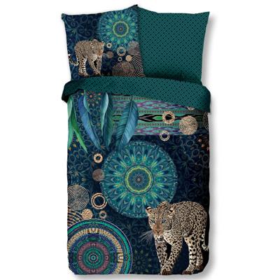 HIP Dekbedovertrek "mandala&apos;s en een luipaard" - Multi - (155x220 cm) - Katoen Satijn