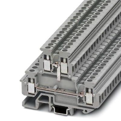 Phoenix Contact 1414103 Doorgangsserieklem 5.2 mm Schroeven Grijs 50 stuk(s) Piece