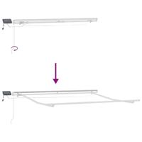 VidaXL Inklapbaar zonnescherm multikleur 300 x 250 cm stof en staal - thumbnail