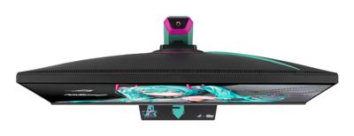 ASUS rog strix xg27acmeg-g hatsune miku edition 27" gaming monitor (zwart/turquoise, 260 hz, hdmi, displayport, usb-c, amd free-sync)