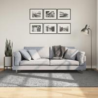VidaXL Vloerkleed pamplona shaggy hoogpolig modern 160x230 cm grijs - thumbnail