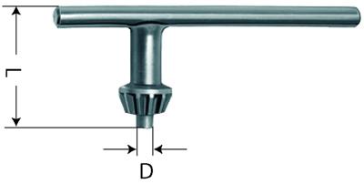 Röhm boorkopsleutel s2a