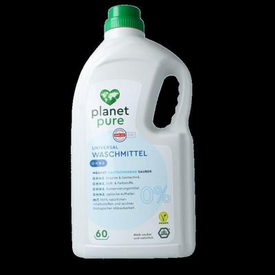 Planet Pure Wasmiddel vloeibaar universeel 0% zero 3 Liter