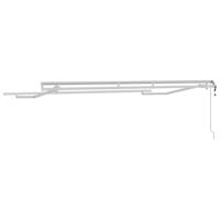 VidaXL Zijde frame wit 3,5 x 2 m metaal - thumbnail