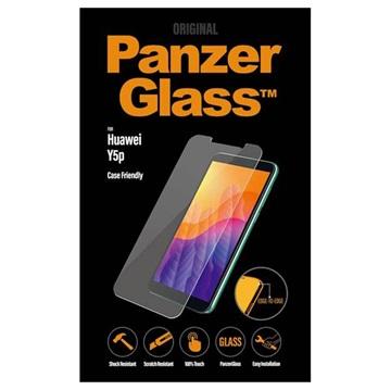 PanzerGlass Case Friendly Huawei Y5p Screenprotector - Doorzichtig