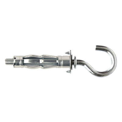 pgb-Europe SMART | Metaal hollewandplug + C-haak M4x32 Zn SM0HWC001040032H