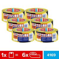 tesa 4169 04169-00063-94 Vloermarkeringstape Zwart/geel (l x b) 33 m x 50 mm 6 stuk(s) - thumbnail