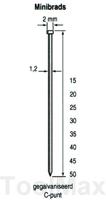 Dutack 1.2mm minibrads | 30mm | 5000 stuks - 5134031 - thumbnail