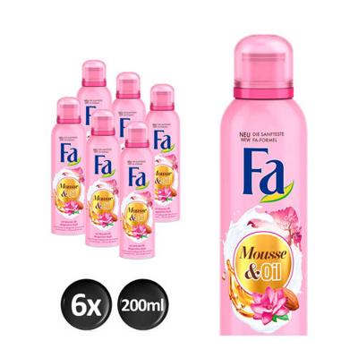 Fa Foam Cream&Oil Magnolia douchegel - 6x 200ml multiverpakking Fa Foam Cream&Oil Magnolia douchegel - 6x 200ml multiverpakking