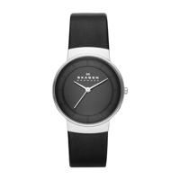 Skagen horlogeband SKW2059 Leder Zwart - thumbnail
