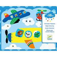 DJECO Waterverven Verborgen in de lucht blauw - thumbnail