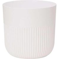 Ronde bloempot - GARDEN ID - Luca Grande - Ø 30 - 17 L - H 30 cm - Wit - thumbnail