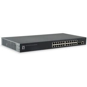 LevelOne GTL-2661 - Switch - 24 x 10/100/1000 + 2 x 10 Gigabit GTL-2661