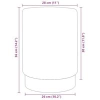 Kruk fluweel donkergrijs en goudkleurig - thumbnail