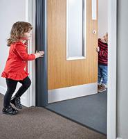 Ellen vingerbeschermingsprofiel - Finprotect Plus 5090 - 198cm - wit RAL9010 - thumbnail